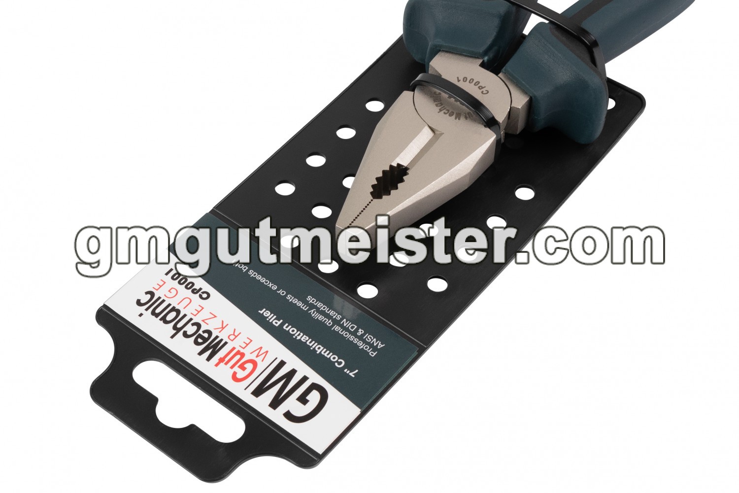 ПЛОСКОГУБЦІ (ЩИПЦІ) УНІВЕРСАЛЬНІ GUT MECHANIC 7" L-180MM CP0001 - фото 2